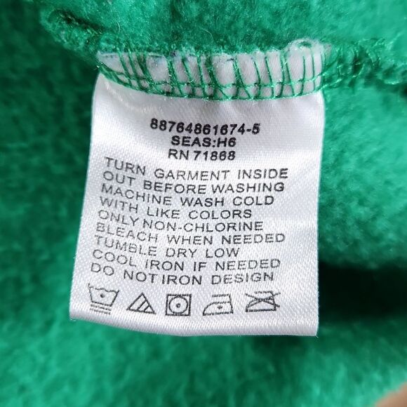 💚Sesame Street Green Oscar the Grouch Soft Lightweight Sweatshirt Large - Picture 8 of 13